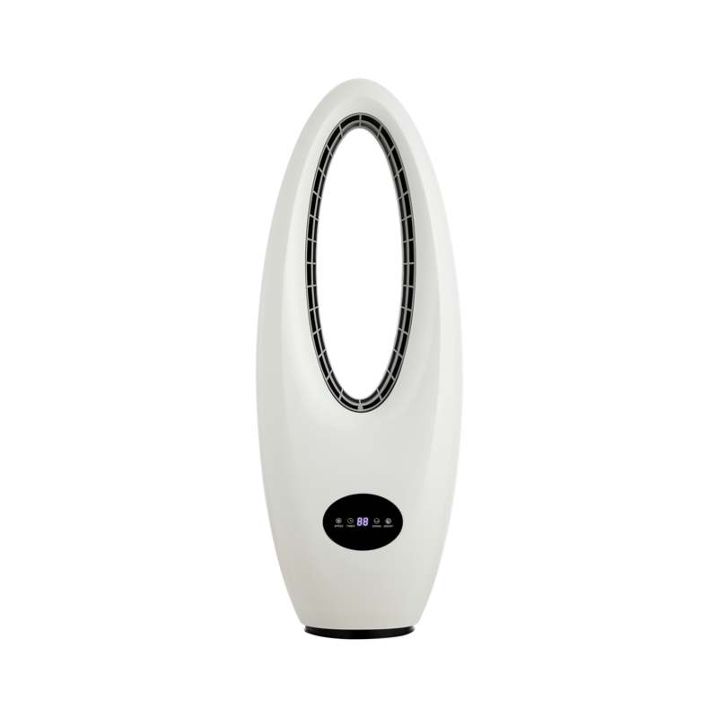 Ventilateur tour moderne sans pales dans une chambre